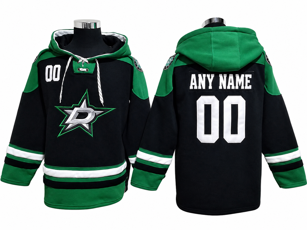 Black/Green Hoodie Custom