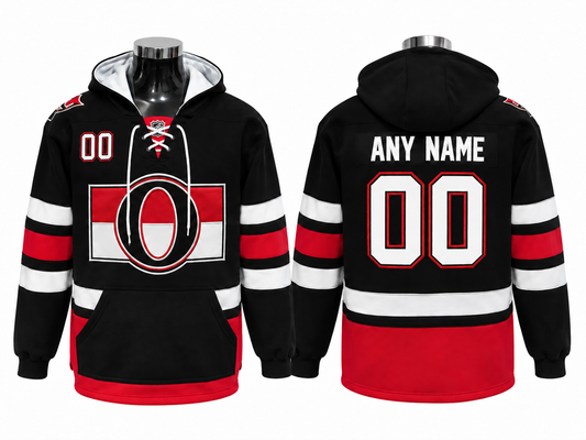 Black/Red Hoodie Custom