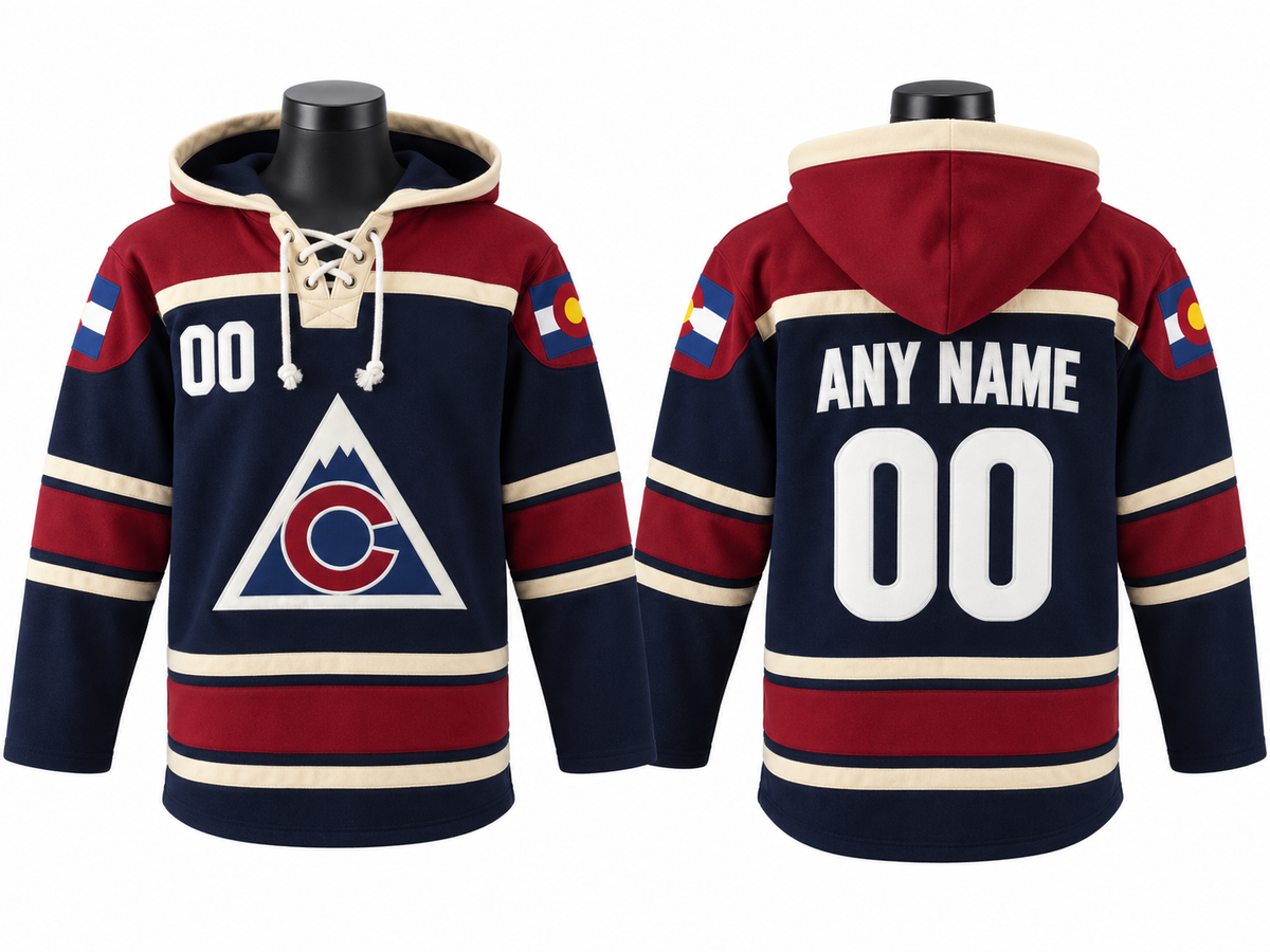 Cream/Burgundy Hoodie Custom