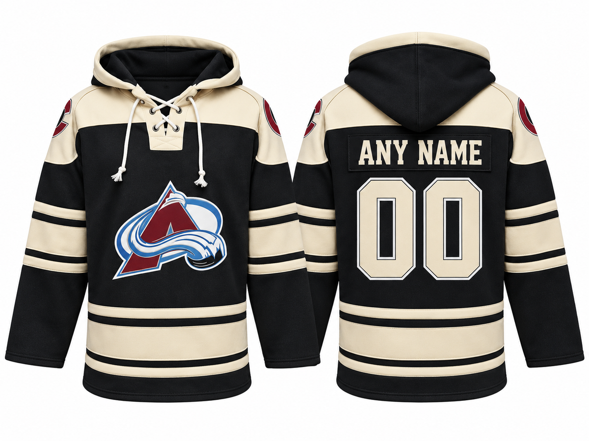 Cream/Burgundy Hoodie Custom