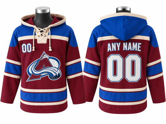 Red/Blue Hoodie Custom