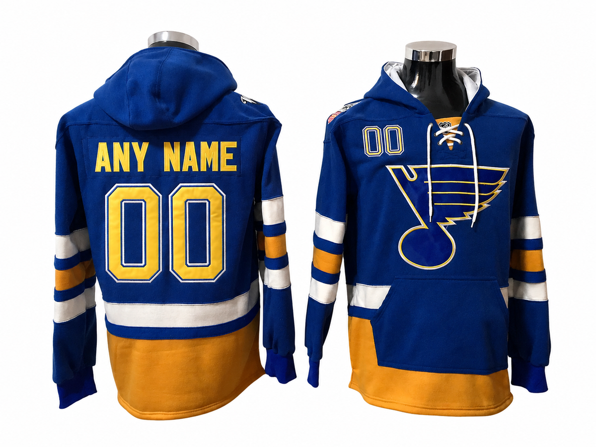 Royal/Blue/Gold Hoodie Custom