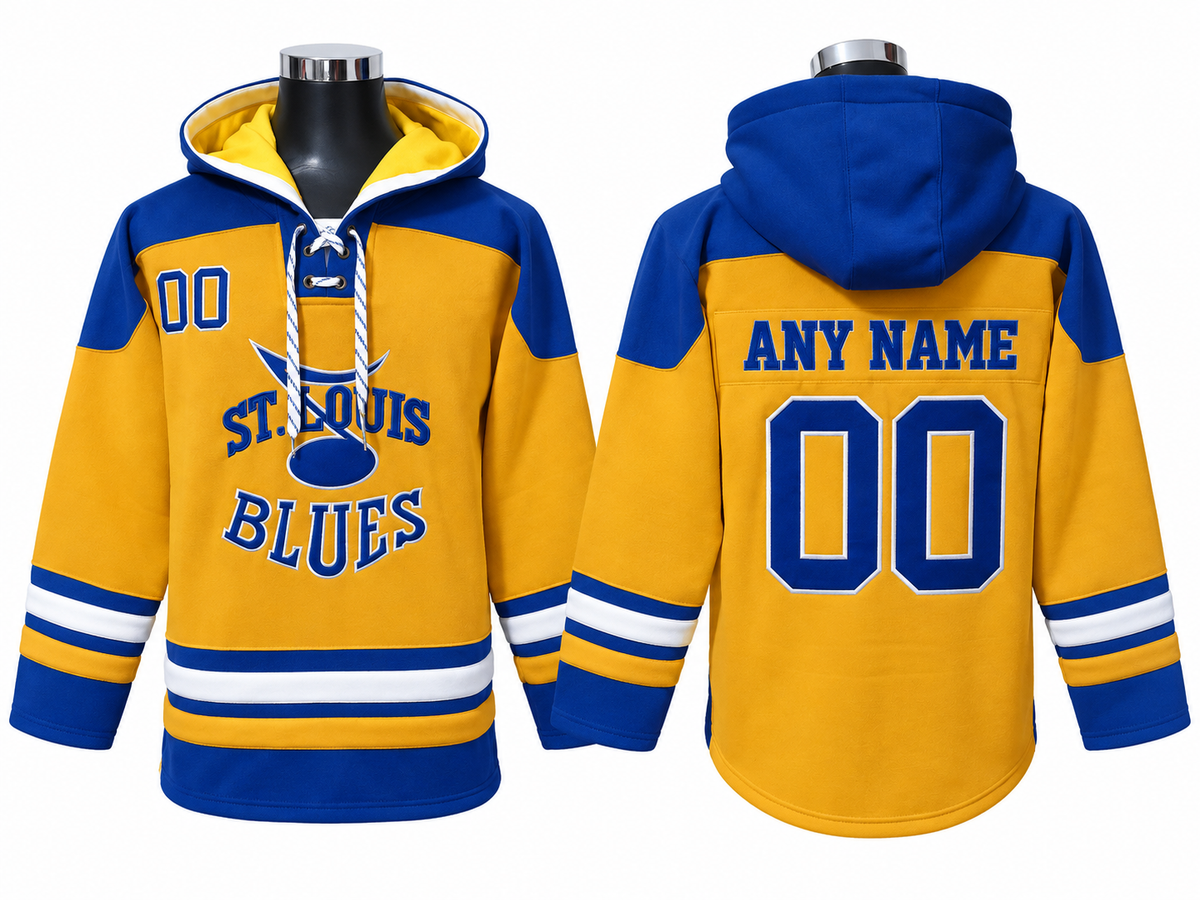 Royal/Blue/Gold Hoodie Custom