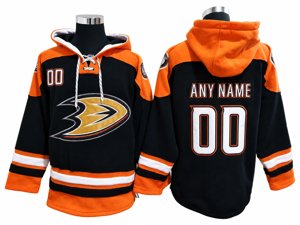 Black/Orange Hoodie Custom