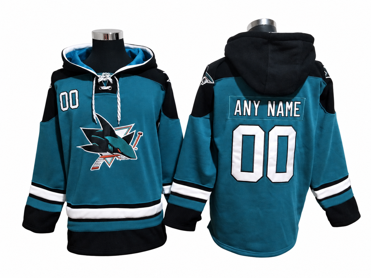 Teal/Black Hoodie Custom