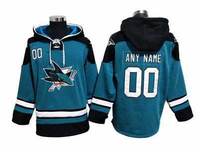 Teal/Black Hoodie Custom