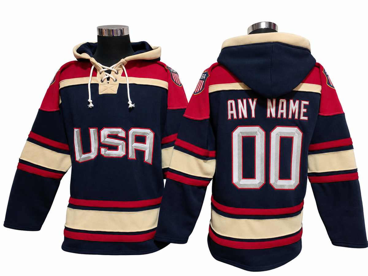 Navy/Cream Hoodie Custom