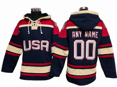 Navy/Cream Hoodie Custom