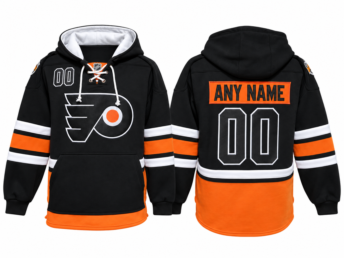 Black/Orange Hoodie Custom