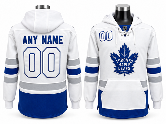 Blue/Gray/White Hoodie Custom
