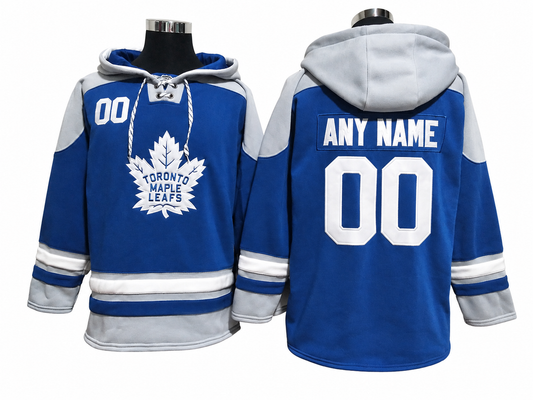 Blue/White Hoodie Custom