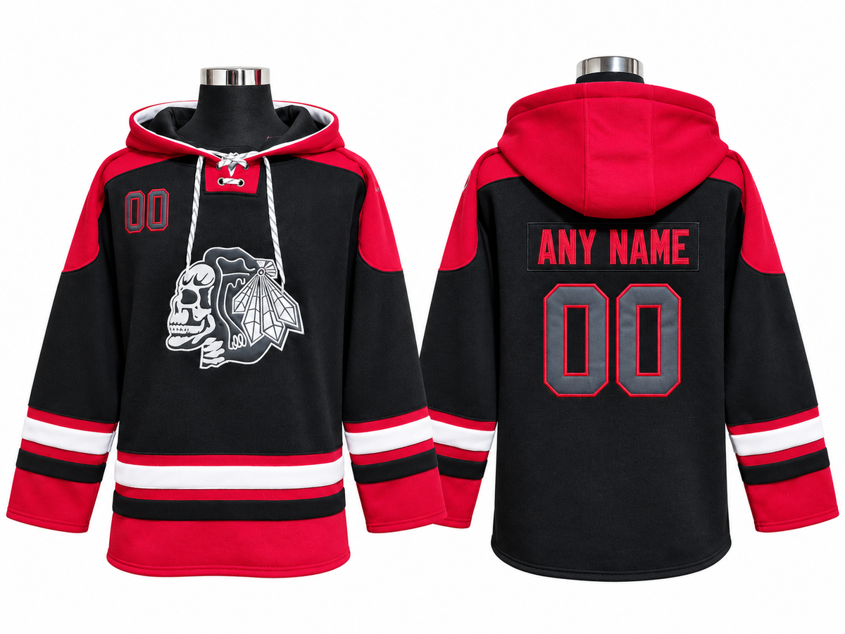 Cream/Red Hoodie Custom