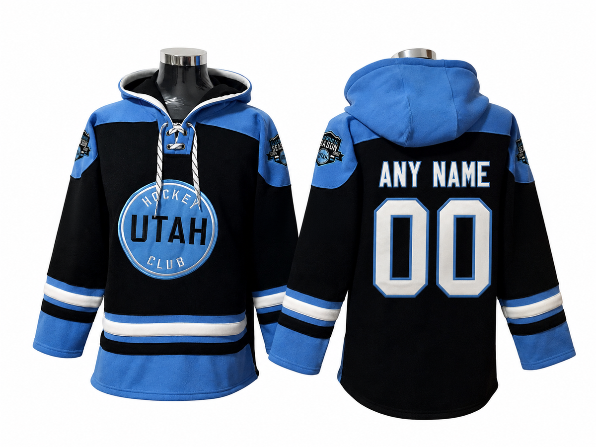 Black/Blue Hoodie Custom