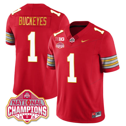 Red - #1 Buckeyes