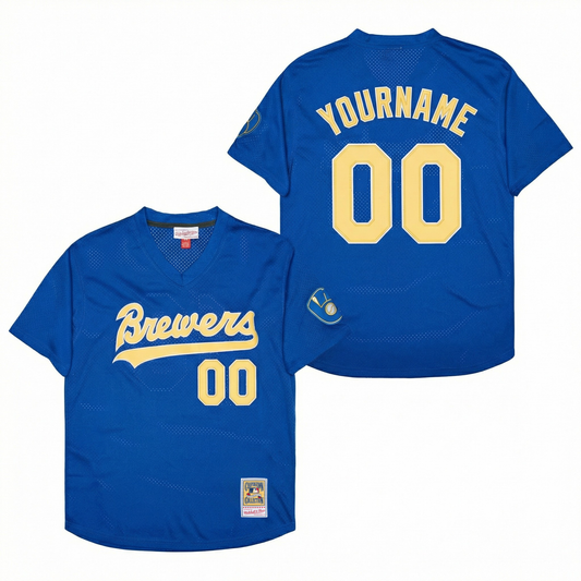 Brewers Custom Baseball Jersey (Ships 2-4 weeks)