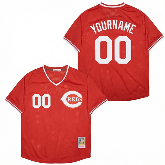 Reds Custom Baseball Jersey (Ships 2-4 weeks)
