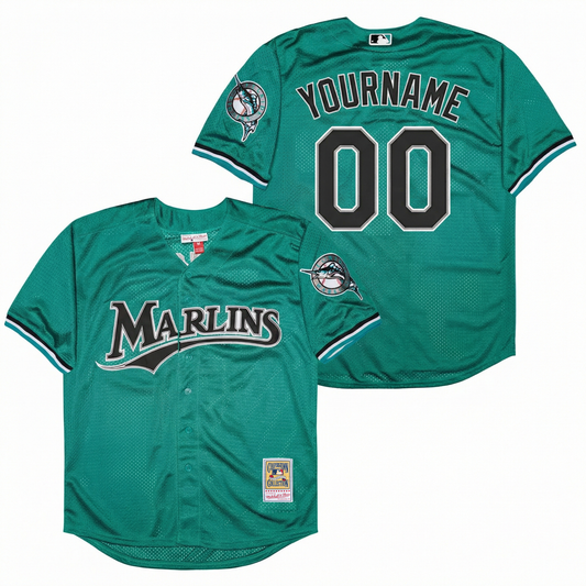 Marlins Custom Baseball Jersey (Ships 2-4 weeks)