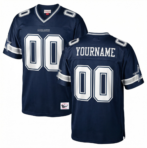 Cowboys Custom Football Jersey (Ships in 3–6 Weeks)