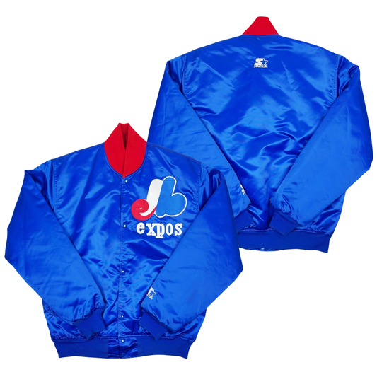 Expos Throwback Satin Bomber – (Pre order Ships in 2-4 weeks)