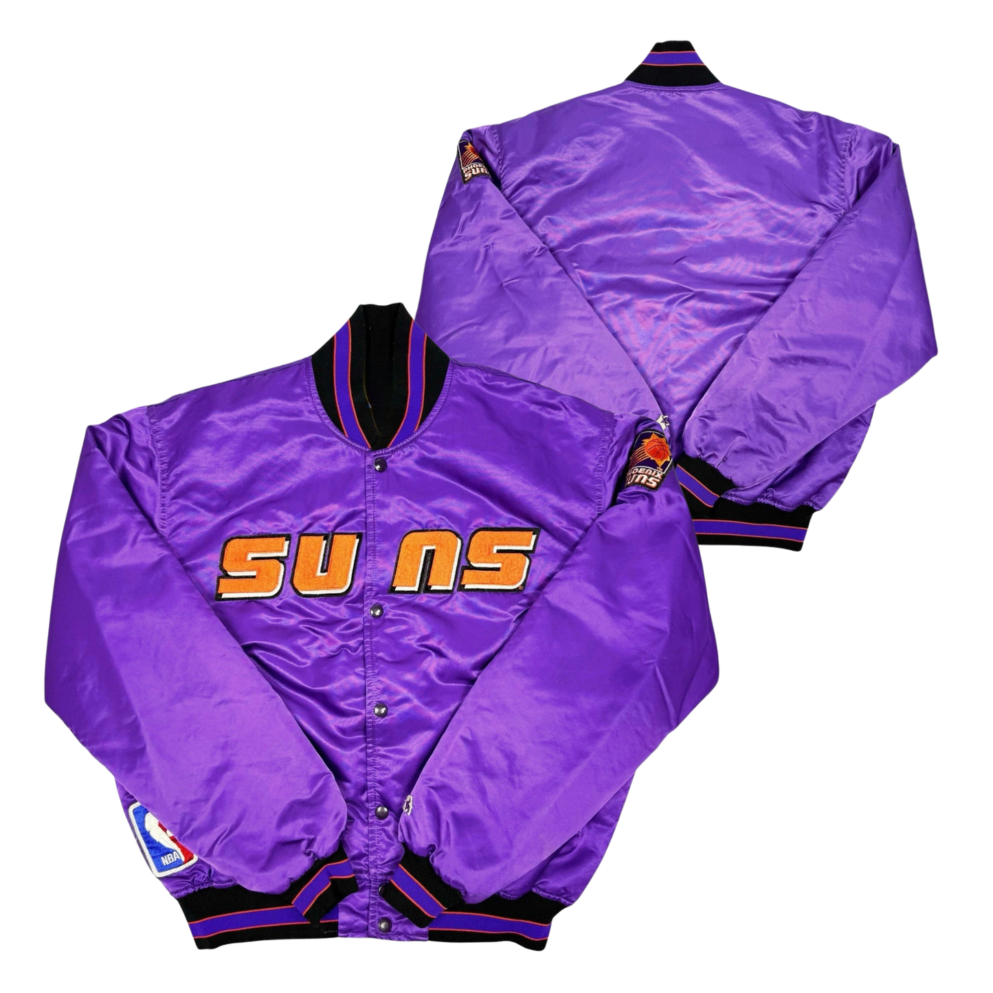 Suns Throwback Satin Bomber – (Pre order Ships in 3-6 weeks)