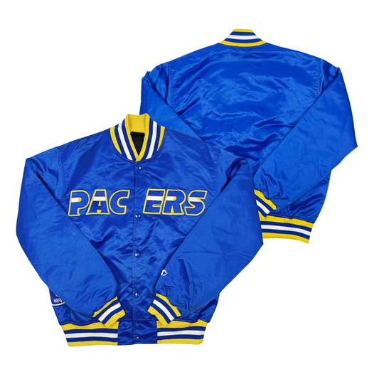 Pacers Throwback Satin Bomber – (Pre order Ships in 3-6 weeks)