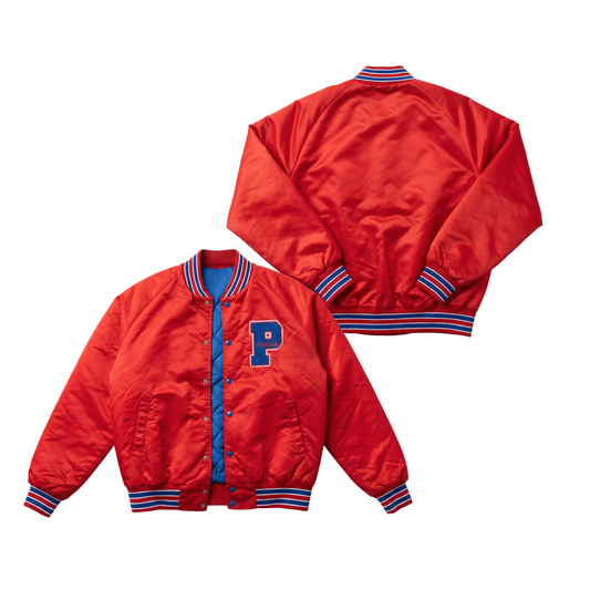Patriots Throwback Satin Bomber – (Pre order Ships in 3-6 weeks)