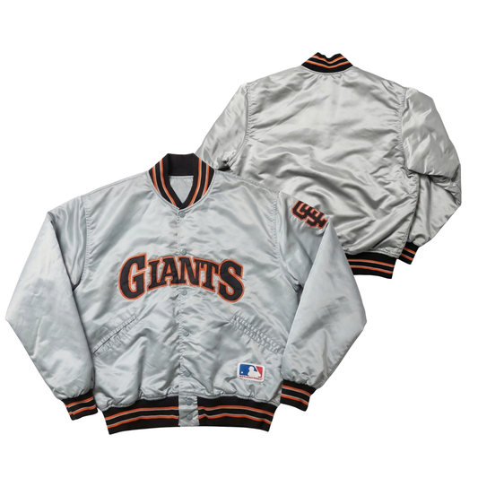 Giants Throwback Satin Bomber – (Pre order Ships in 2-4 weeks)