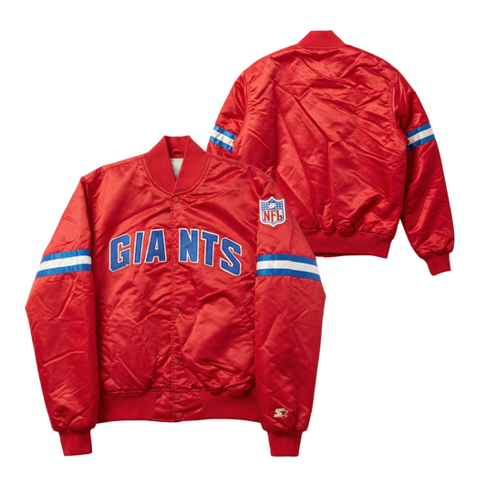 Giants Throwback Satin Bomber – (Pre order Ships in 3-6 weeks)