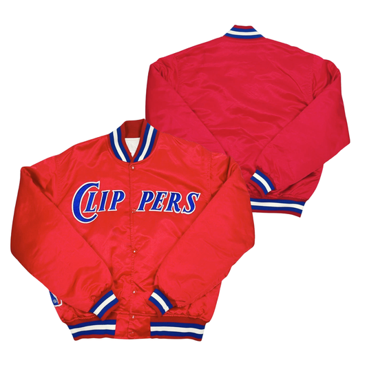 Clippers Throwback Satin Bomber – (Pre order Ships in 3-6 weeks)