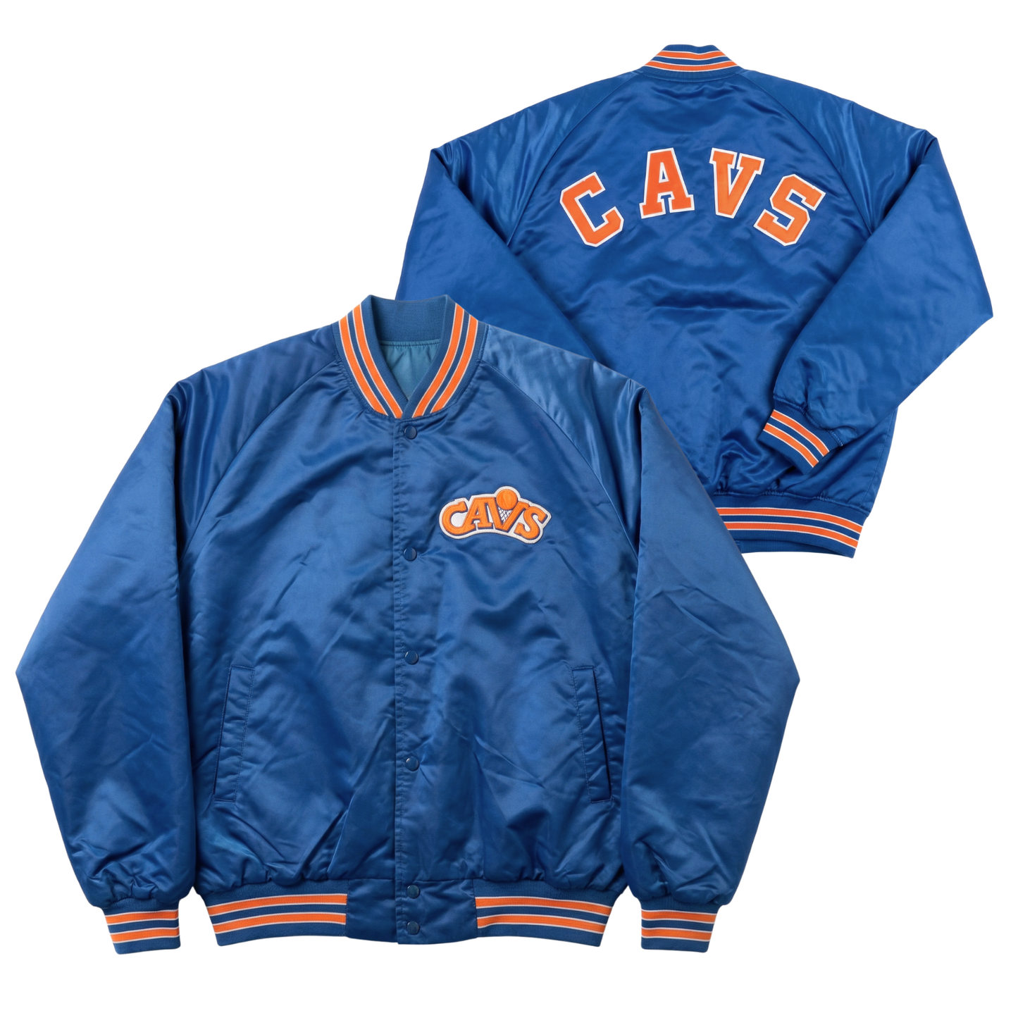 Cavs Throwback Satin Bomber – (Pre order Ships in 3-6 weeks)