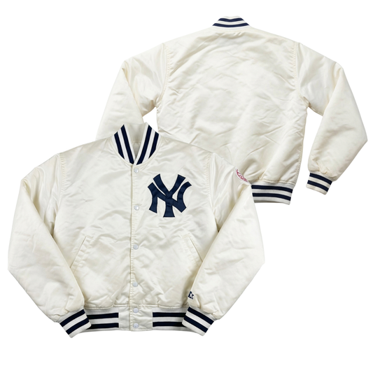 Yankees Throwback Satin Bomber – (Pre order Ships in 2-4 weeks)
