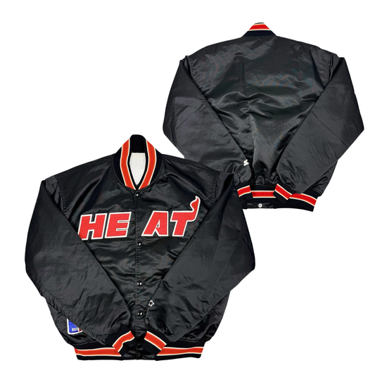 Heat Throwback Satin Bomber – (Pre order Ships in 3-6 weeks)