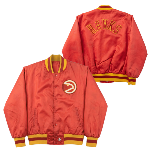 Hawks Throwback Satin Bomber – (Pre order Ships in 3-6 weeks)