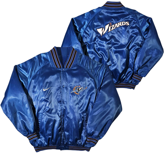 Wizards Throwback Satin Bomber – (Pre order Ships in 3-6 weeks)