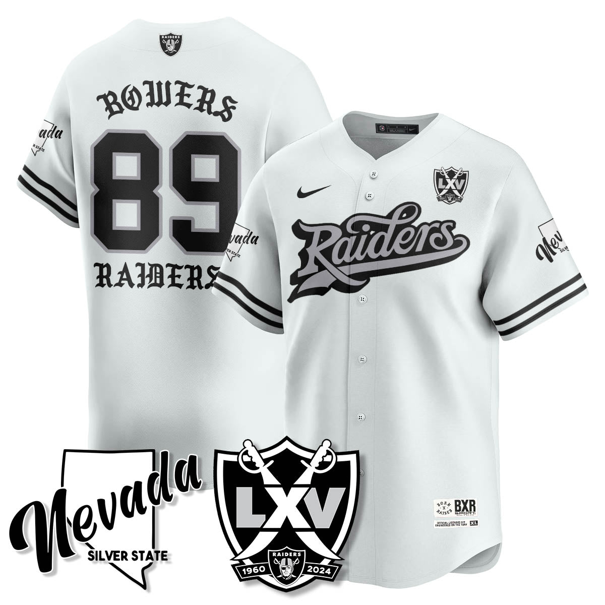 White - Brock Bowers - 89