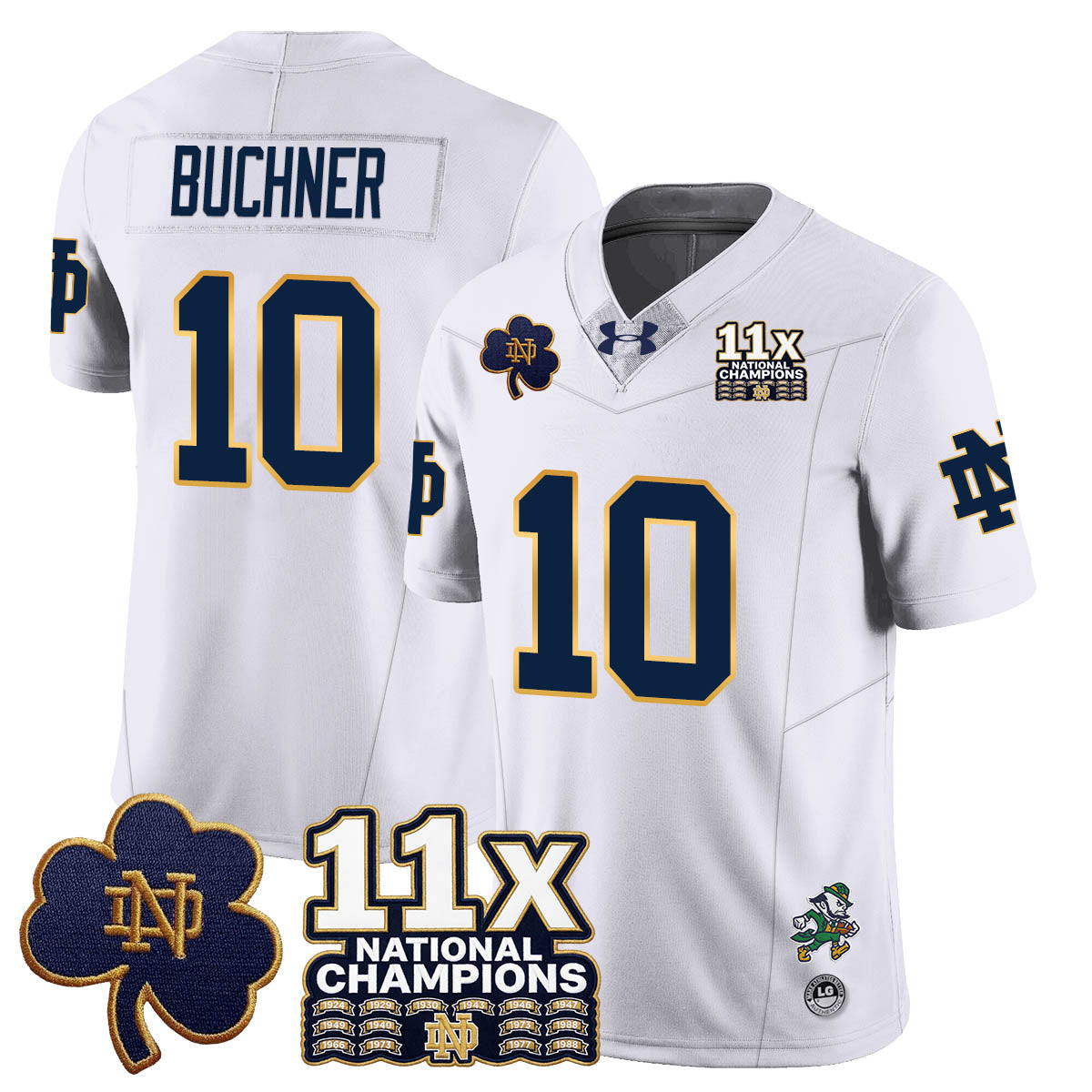 White - Tyler Buchner - 10