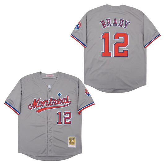 Retro Brady Baseball Jersey