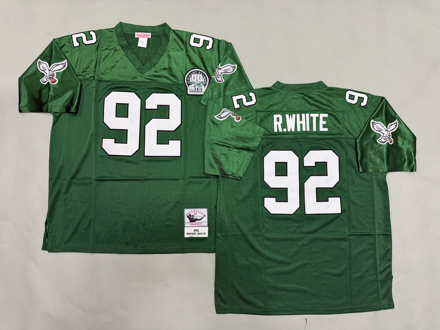 Retro White Football Jersey