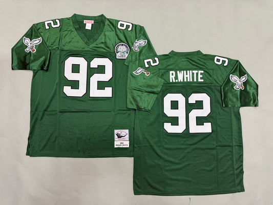 Retro White Football Jersey