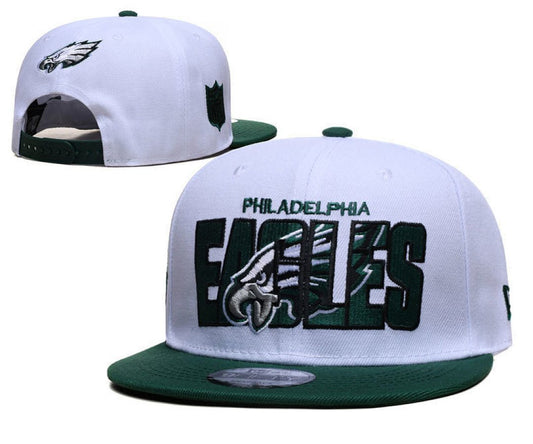 White/Green Football Hat