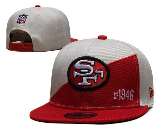 White/Red Football Hat