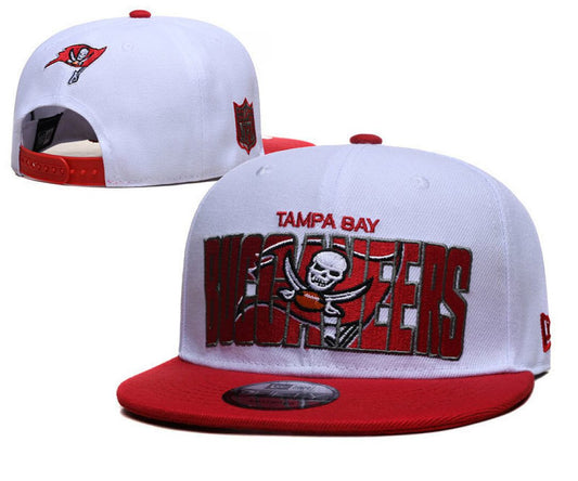 White/Red Football Hat