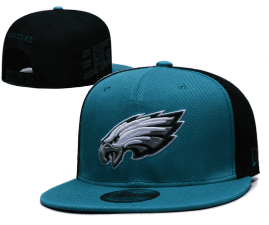 Teal/Black Football Hat