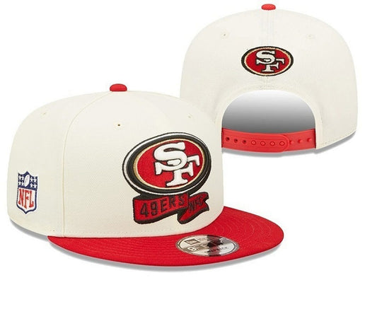 Cream/Red Football Hat