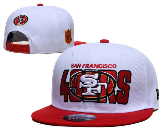 White/Red Football Hat
