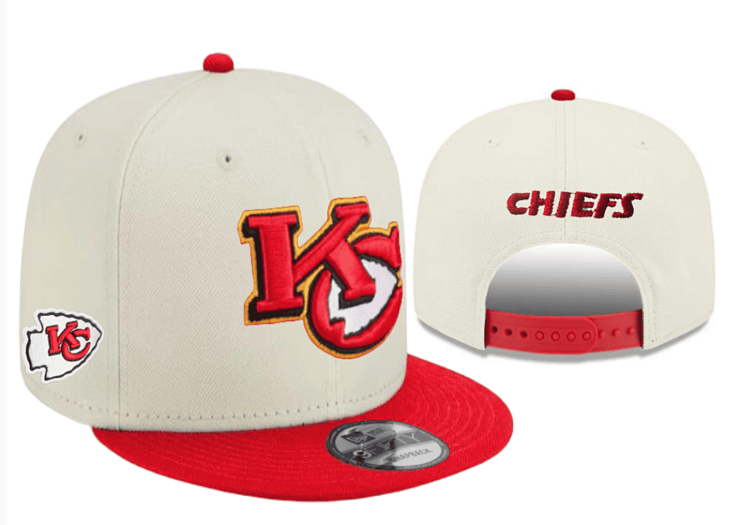 Cream/Red Football Hat