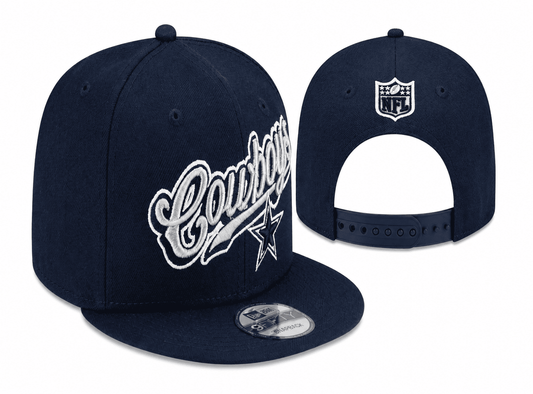 Navy Blue Football Hat