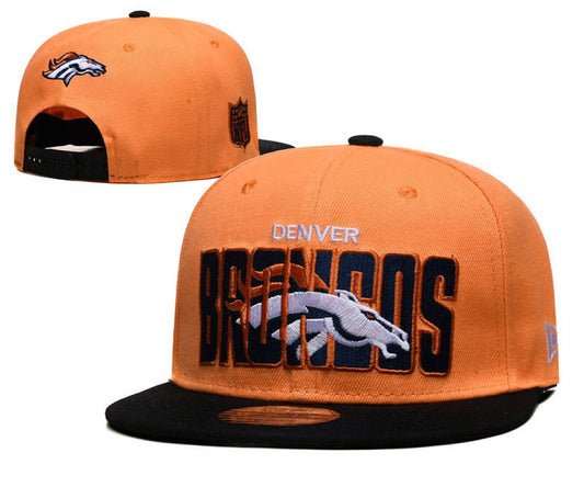 Orange/Black Football Hat