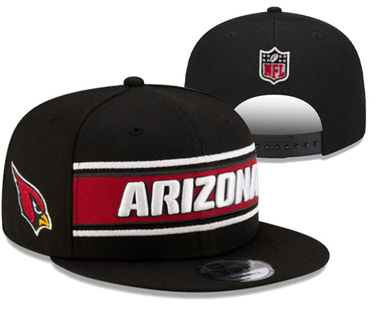 Black/Red/White Football Hat