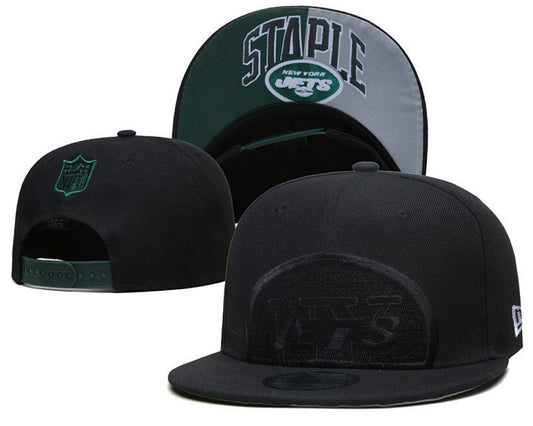 Black/Green/Gray Football Hat